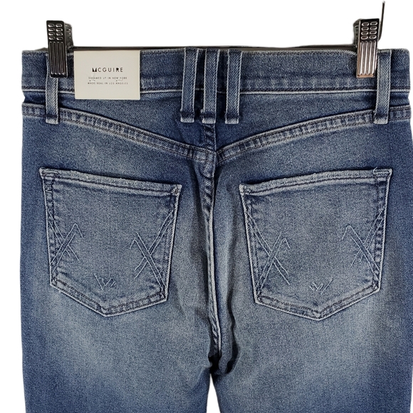 NEW McGuire Denim Fine Distressed Jeans Style 246D Womens Size 28 - Picture 4 of 8